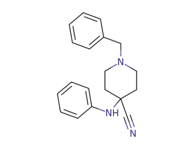 1-benzyl-4-(phenylamino)piperidine-4-carbonitrile