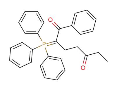1-phenyl-2-(triphenylphosphoranylidene)heptane-1,5-dione
