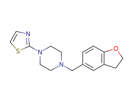 1-[(2,3-dihydro-5-benzofuranyl)methyl]-4-thiazol-2-ylpiperazine